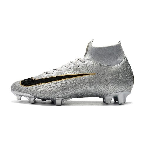 fodboldstøvler Nike Mercurial Superfly 6 Elite FG - Sølv Sort_2.jpg